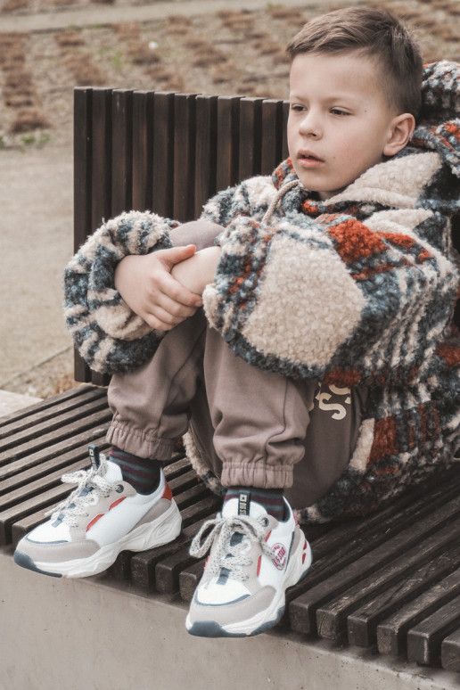 Laste spordijalatsid Memory Foam System Big Star JJ374269 valget värvi Laste spordijalatsid Memory Foam System Big Star JJ374269 valget värvi