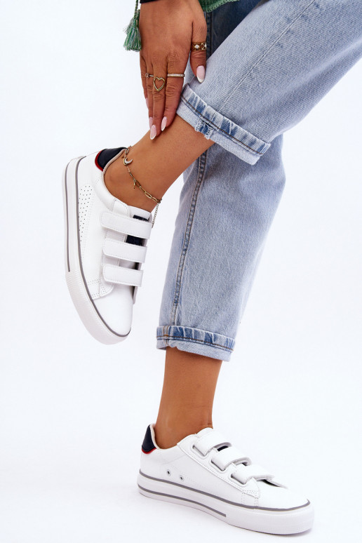 Spordijalatsid krõpsudega kinnitatav Big Star LL274A207 valget värvi