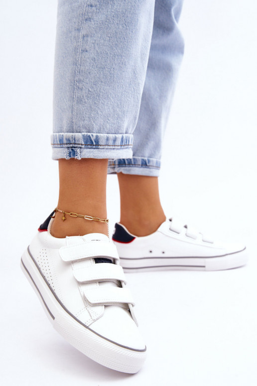 Spordijalatsid krõpsudega kinnitatav Big Star LL274A207 valget värvi