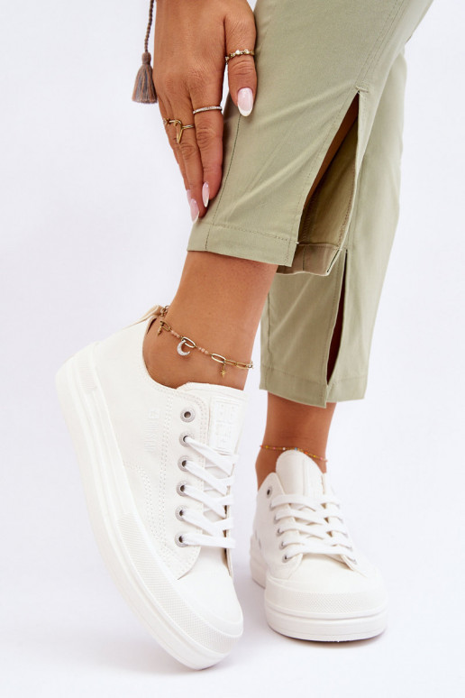 nööritavad Spordijalatsid Big Star LL274968 valget värvi