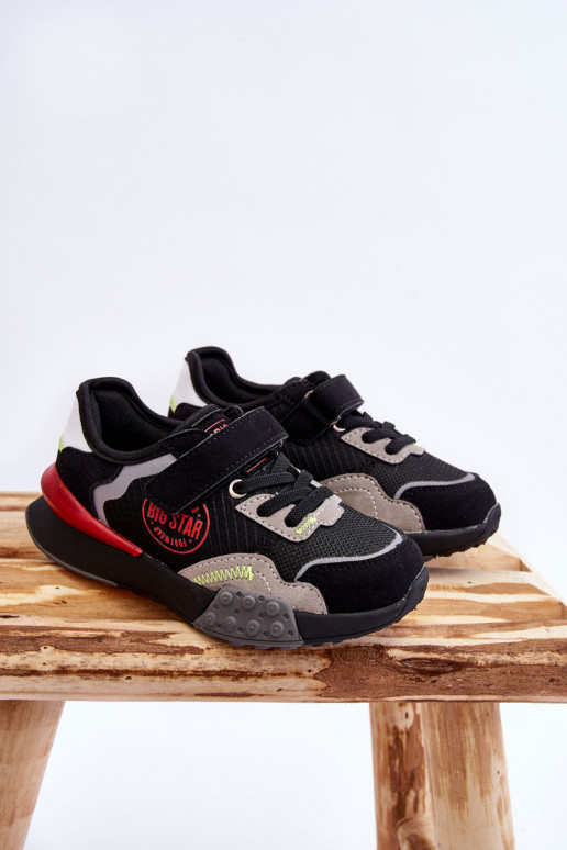 Laste tossude mudeljalatsid Memory Foam System Big Star LL374224 mustad Laste tossude mudeljalatsid Memory Foam System Big Star LL374224 mustad