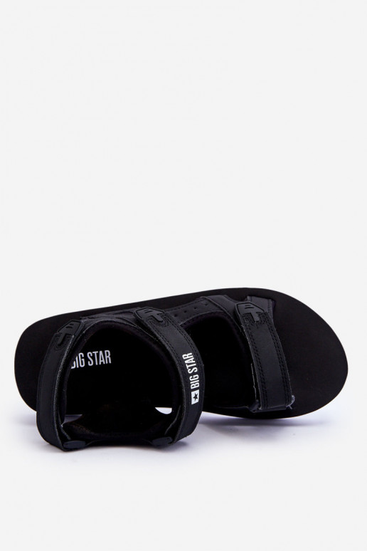 Sportliku stiiliga sandaalid platvormiga Big Star LL274789 mustad