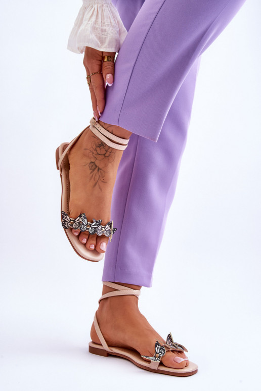 Naistesandaalid beeži värvi Jeane