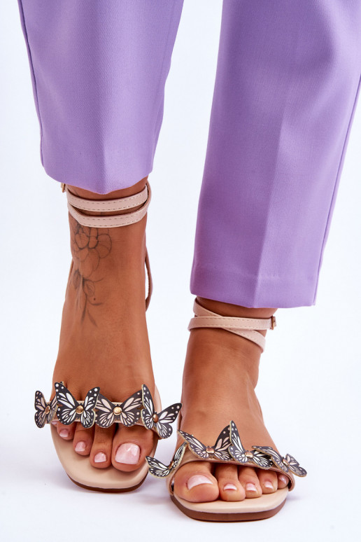 Naistesandaalid beeži värvi Jeane