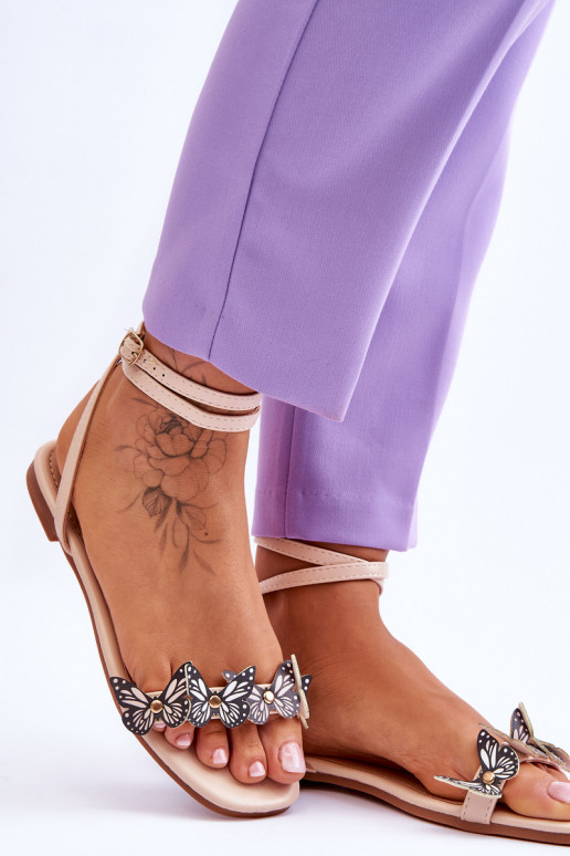 Naistesandaalid beeži värvi Jeane