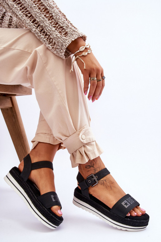 Mugavad sandaalid platvormiga Big Star LL274870 mustad