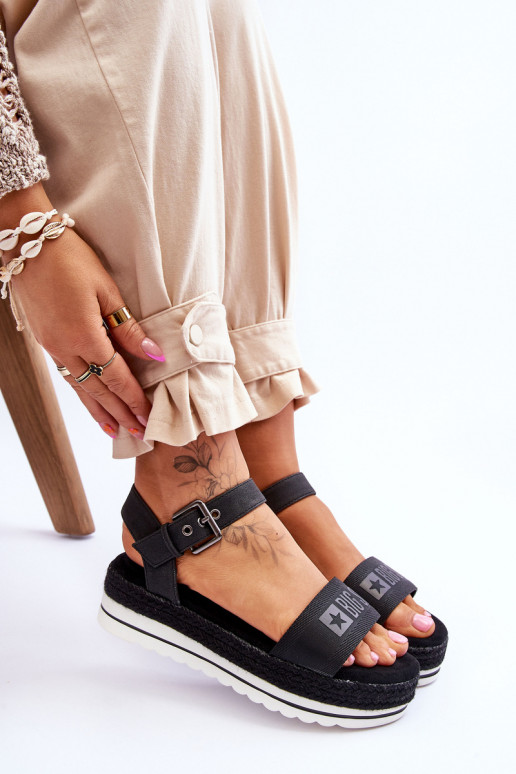 Mugavad sandaalid platvormiga Big Star LL274870 mustad