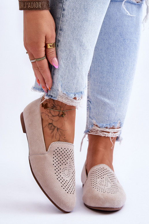 seemisnakhsed Mokassiinid beeži värvi Giovana