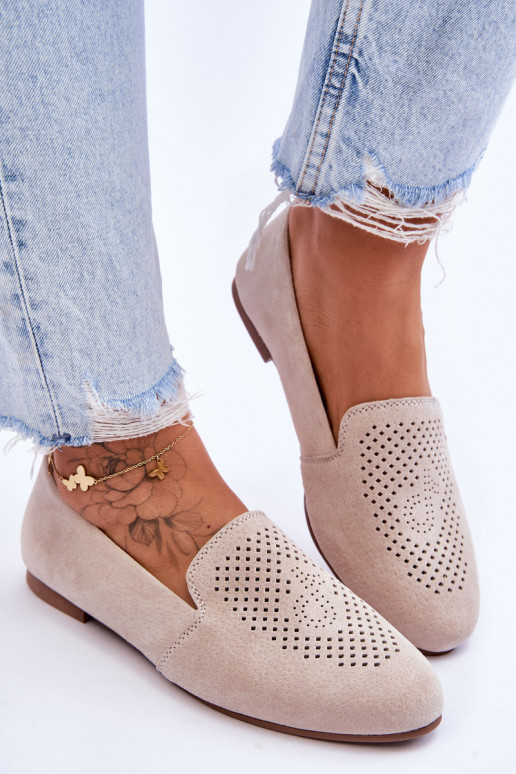 seemisnakhsed Mokassiinid beeži värvi Giovana