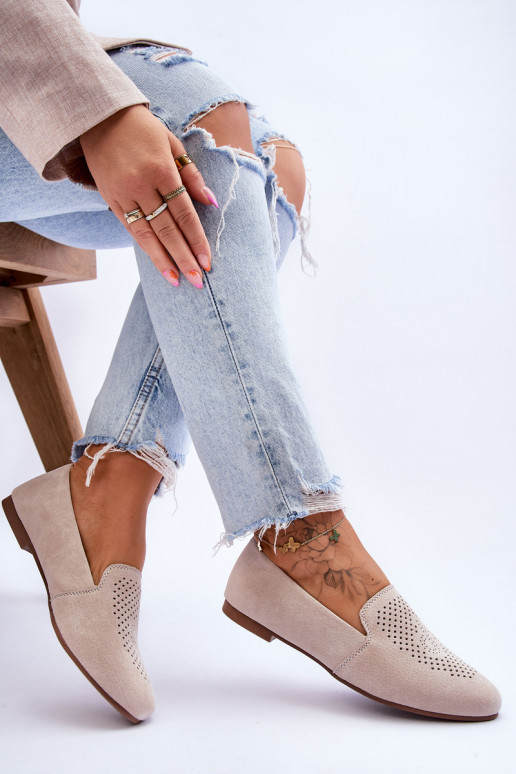 seemisnakhsed Mokassiinid beeži värvi Giovana