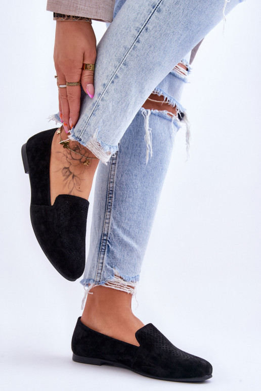 seemisnakhsed Mokassiinid mustad Giovana