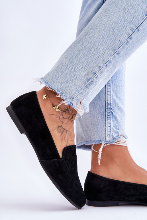 seemisnakhsed Mokassiinid mustad Giovana