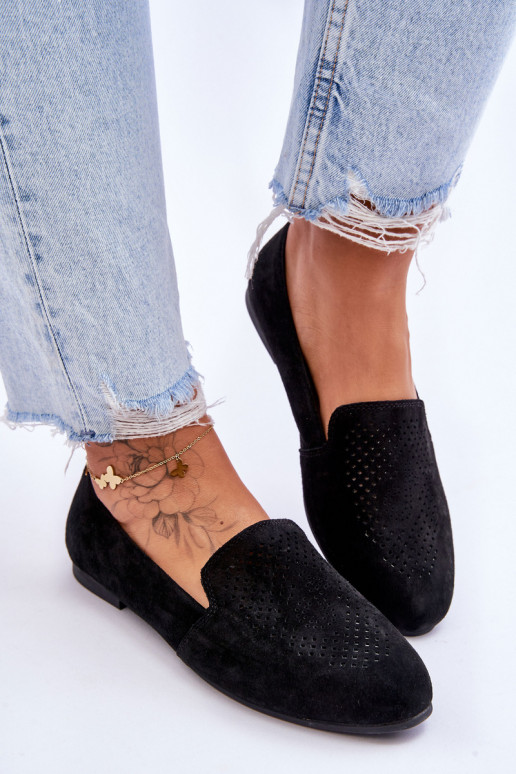 seemisnakhsed Mokassiinid mustad Giovana