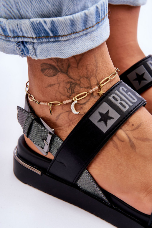 Madalad sandaalid Big Star LL274938 mustad