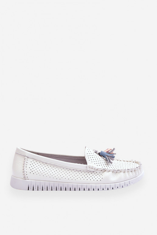 Mokassiinid valget värvi Lanzarot