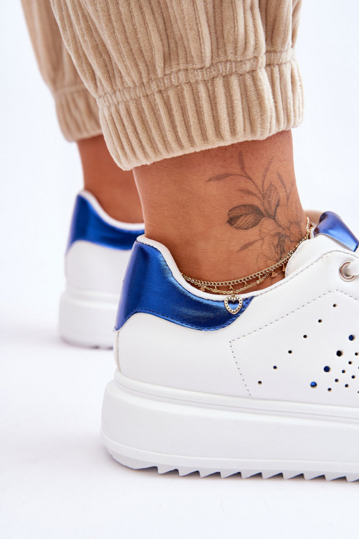 Sportliku stiiliga jalanõud Valget-Sinist värvi Be First!