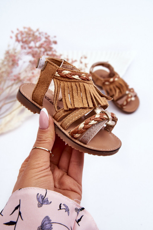 Laste sandaalid pruunid värvi Missy Laste sandaalid pruunid värvi Missy