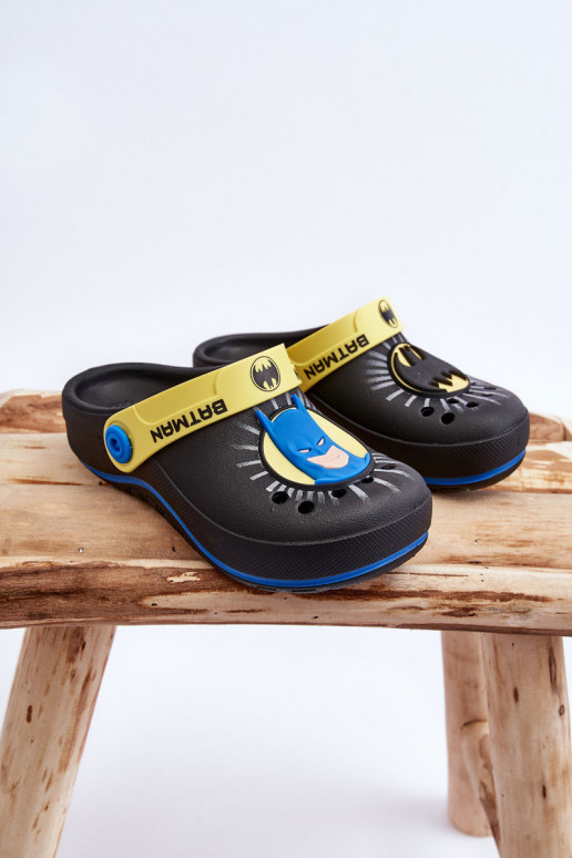 Laste crocs stiilis sussid Batman Grendene Kids JJ385005 mustad Laste crocs stiilis sussid Batman Grendene Kids JJ385005 mustad