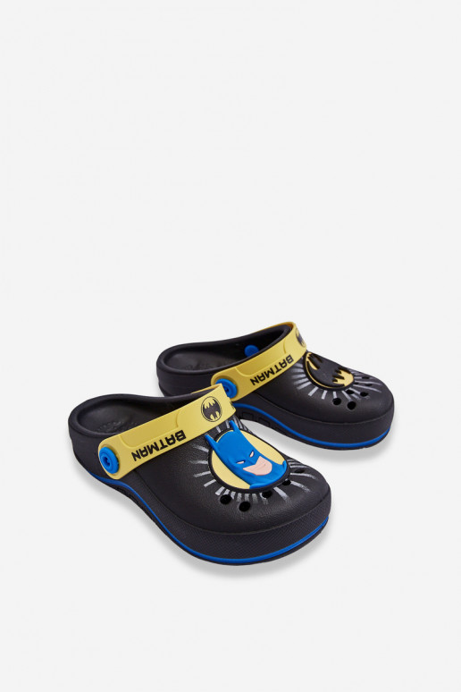 Laste crocs stiilis sussid Batman Grendene Kids JJ385005 mustad Laste crocs stiilis sussid Batman Grendene Kids JJ385005 mustad