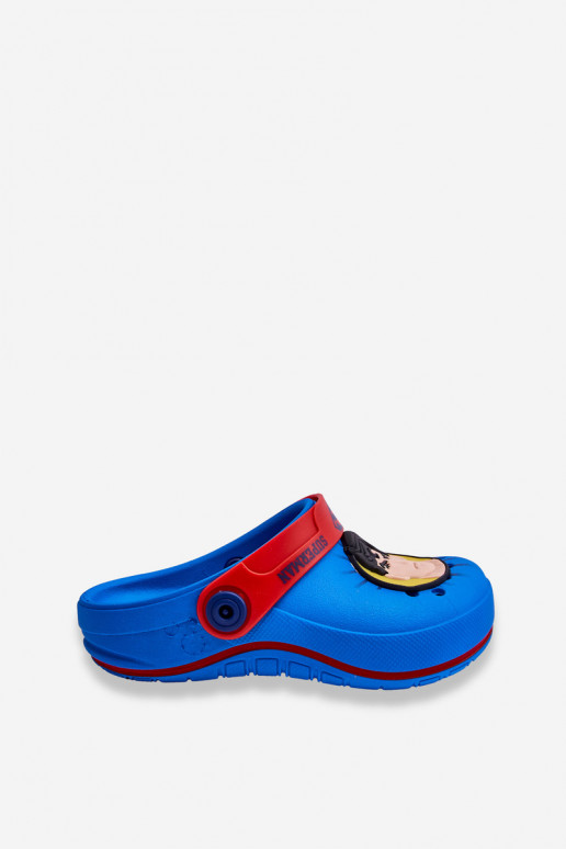 Laste crocs stiilis sussid Superman Grendene Kids JJ385004 Sinist värvi Laste crocs stiilis sussid Superman Grendene Kids JJ385004 Sinist värvi