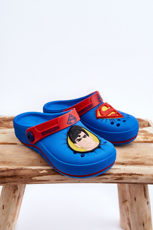 Laste crocs stiilis sussid Superman Grendene Kids JJ385004 Sinist värvi Laste crocs stiilis sussid Superman Grendene Kids JJ385004 Sinist värvi