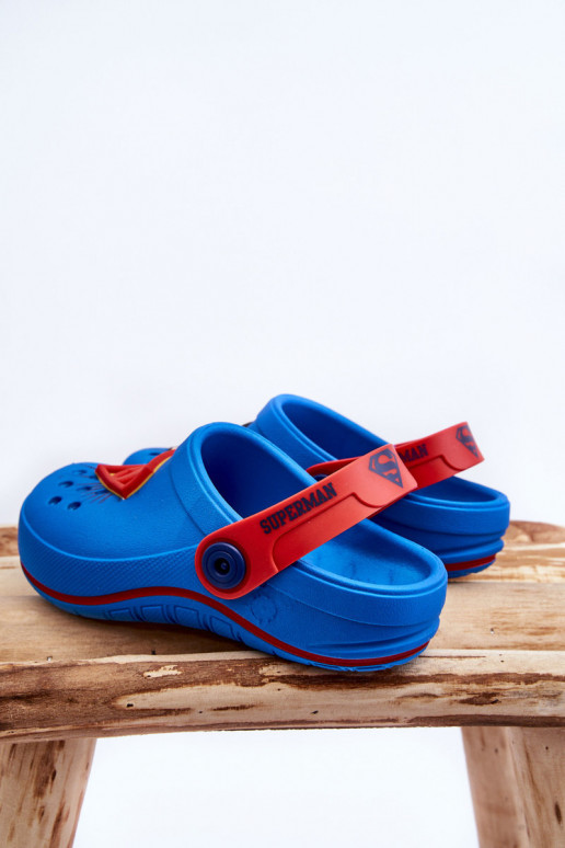 Laste crocs stiilis sussid Superman Grendene Kids JJ385004 Sinist värvi Laste crocs stiilis sussid Superman Grendene Kids JJ385004 Sinist värvi