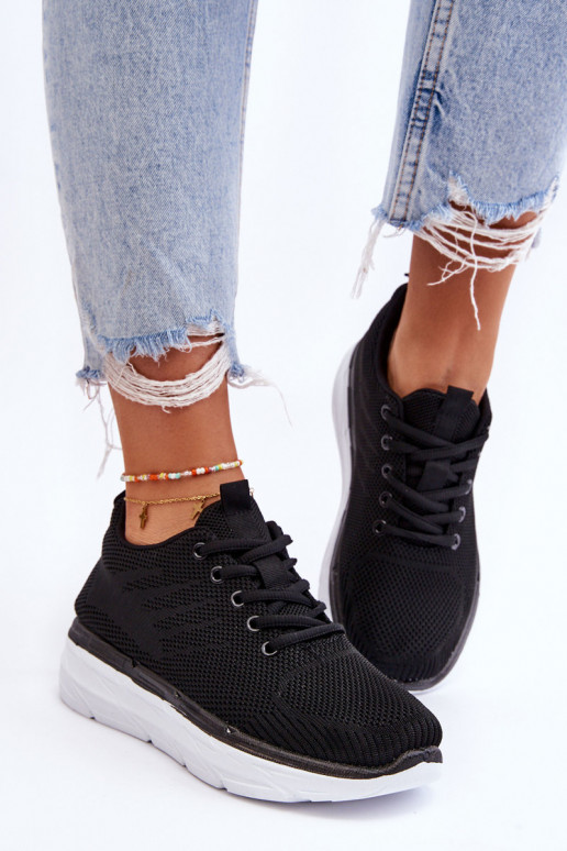 Nööritavad spordijalatsid mustad Lavarone Nööritavad spordijalatsid mustad Lavarone