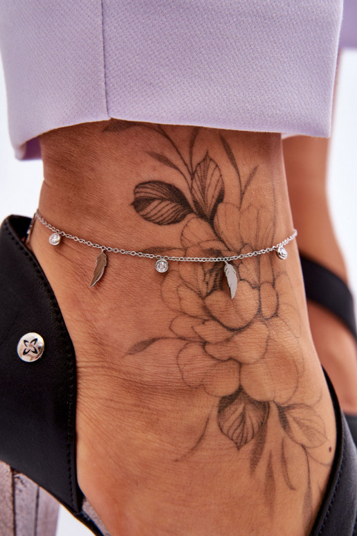 Pahkluu käevõru Hõbedat värvi