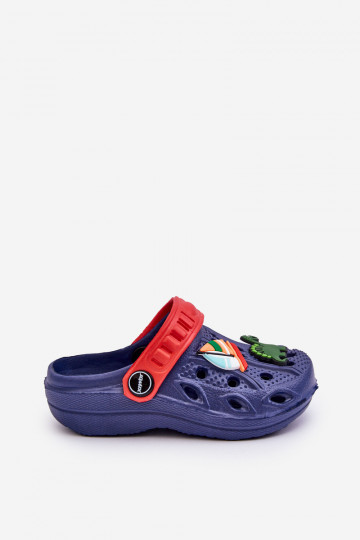 Laste jalanõud Kerged rannaplätud Sussid tumesinist värvi Sweets 2