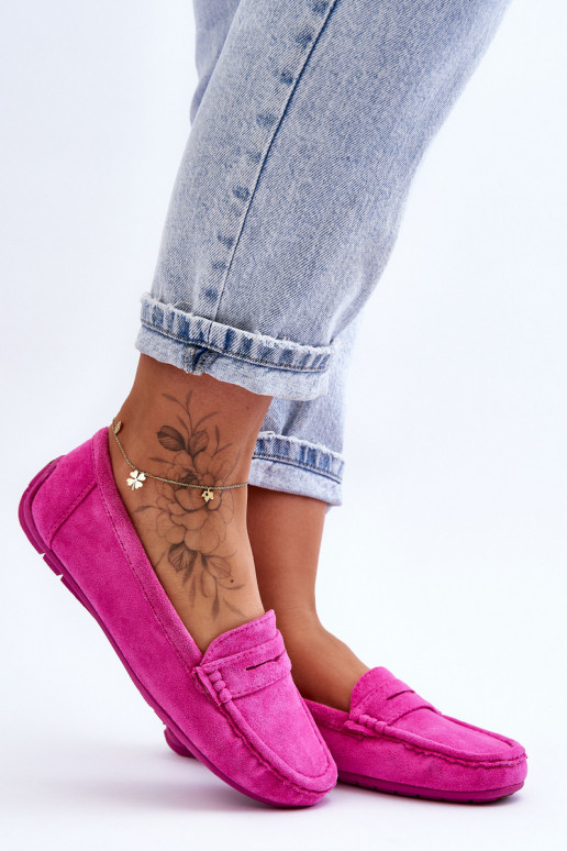 Elegantne mokassinid Tumeroosad värvi Lenvie