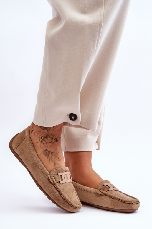 Moekad Seemisnahast mokassiinid pruunid värvi Rabell