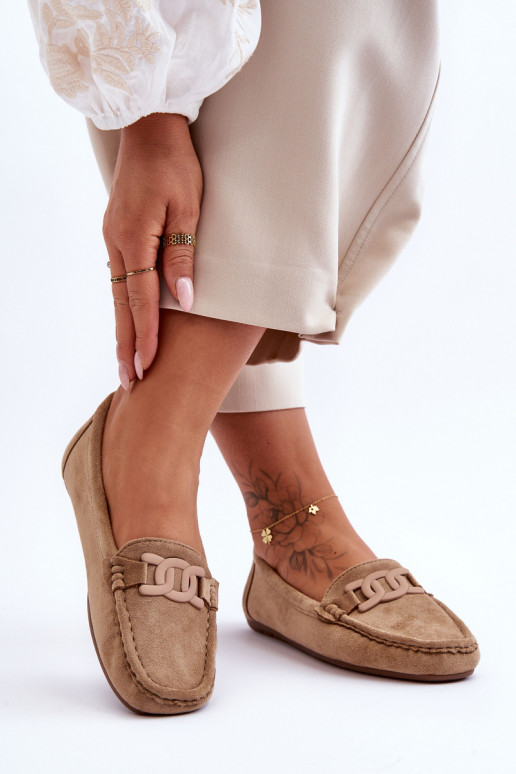 Moekad Seemisnahast mokassiinid pruunid värvi Rabell