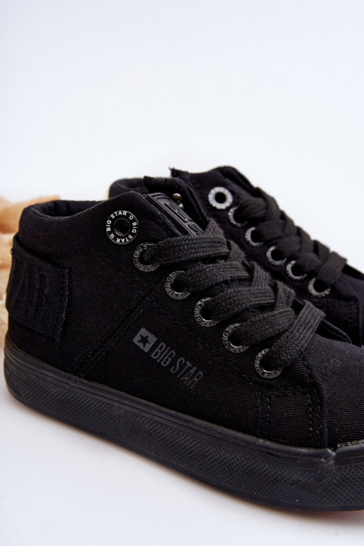 Laste jalanõud Klassikalise mudeli vabaajajalatsi Big Star LL374001 mustad