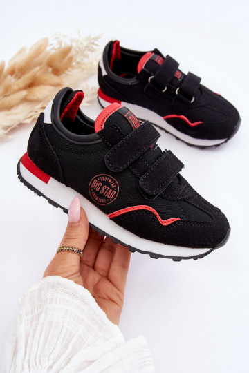 Laste tossude mudeljalatsid Memory Foam System Big Star LL374179 mustad 2