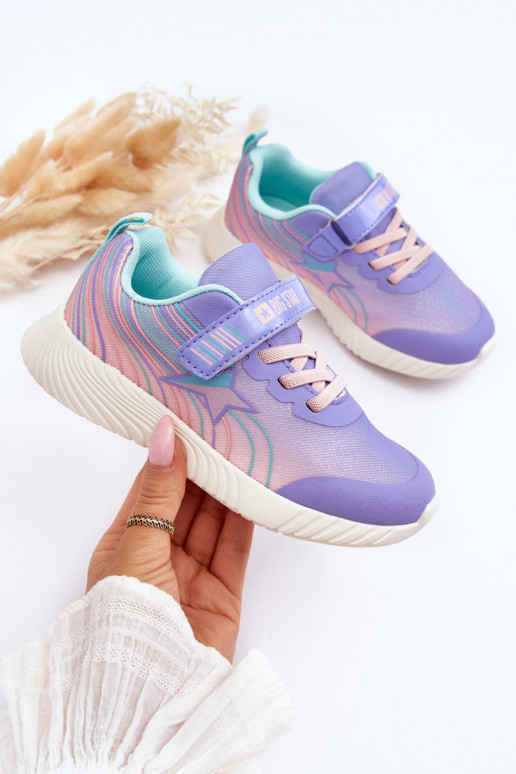 Laste spordijalatsid Memory Foam System Big Star LL374151 Violetne värv