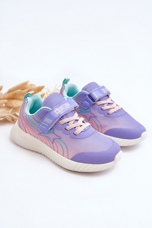 Laste spordijalatsid Memory Foam System Big Star LL374151 Violetne värv