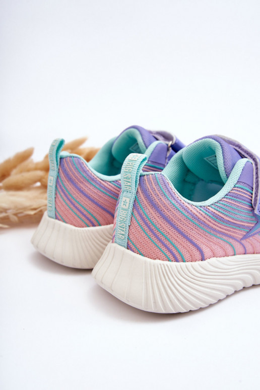 Laste spordijalatsid Memory Foam System Big Star LL374151 Violetne värv