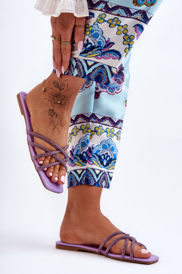 Sussid rihmadega I Violetne värv Leomi