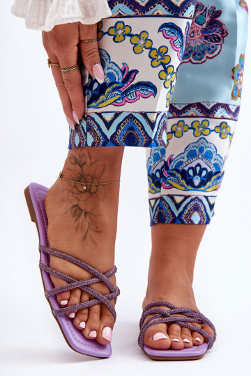 Sussid rihmadega I Violetne värv Leomi 2