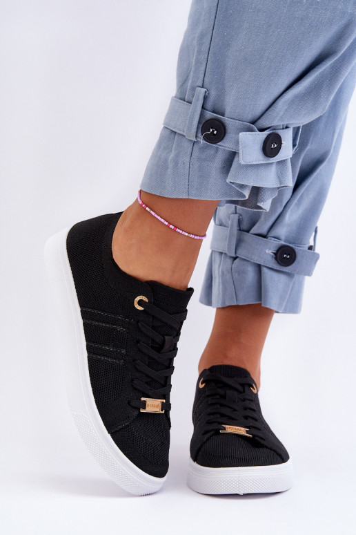 nööritavad vaba aja jalatsid mustad Etna