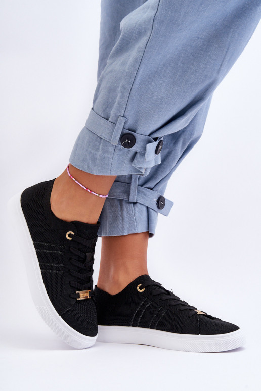 nööritavad vaba aja jalatsid mustad Etna