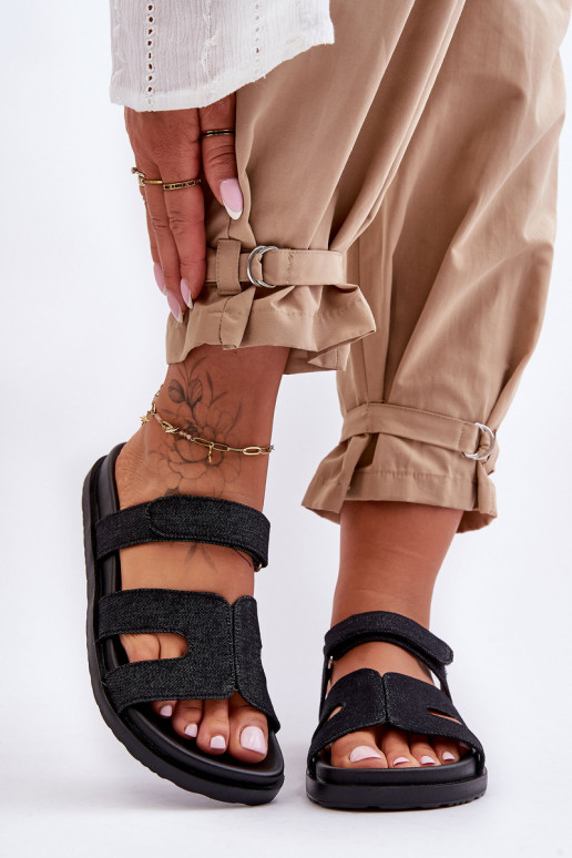 Riidest Sussid krõpsudega kinnitatav mustad Jose