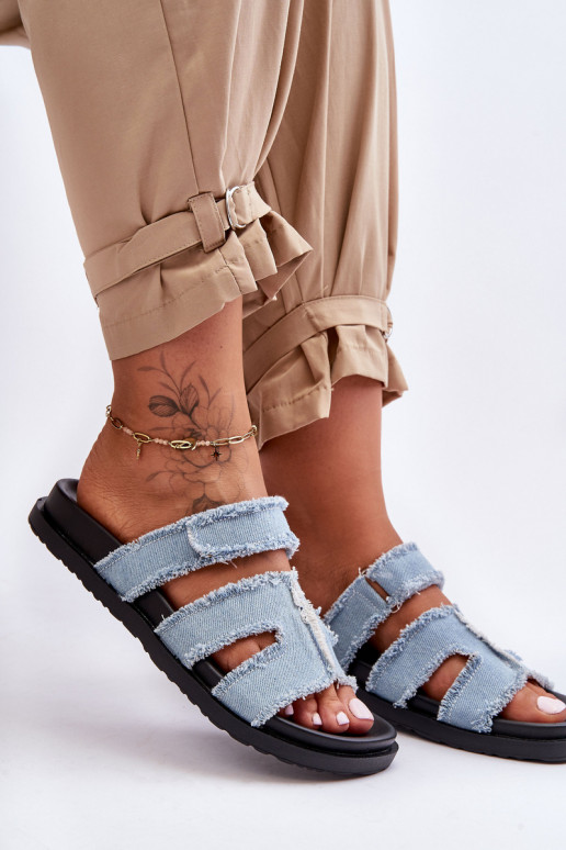 Sussid Riidest krõpsudega kinnitatav Sinist värvi Lamirose