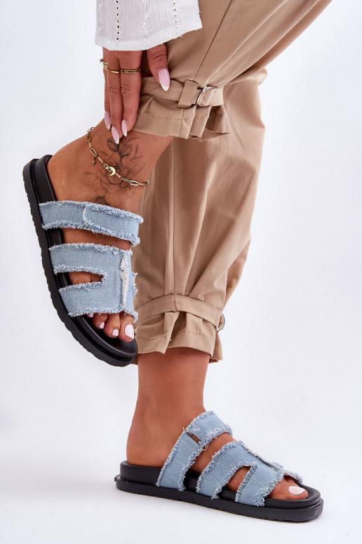 Sussid Riidest krõpsudega kinnitatav Sinist värvi Lamirose