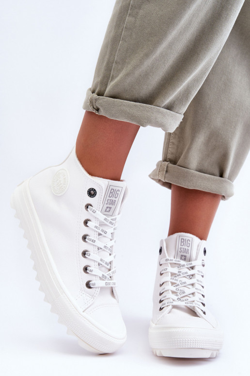 naiste saapad Big Star voodriga valget värvi GG274108
