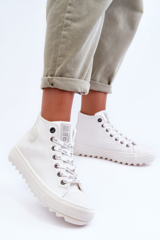 naiste saapad Big Star voodriga valget värvi GG274108