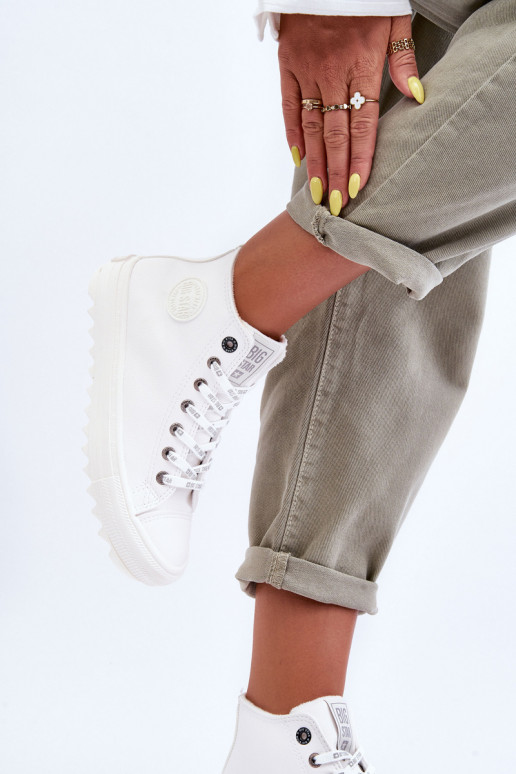 naiste saapad Big Star voodriga valget värvi GG274108