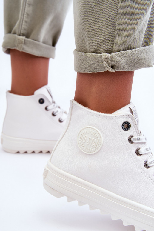 naiste saapad Big Star voodriga valget värvi GG274108