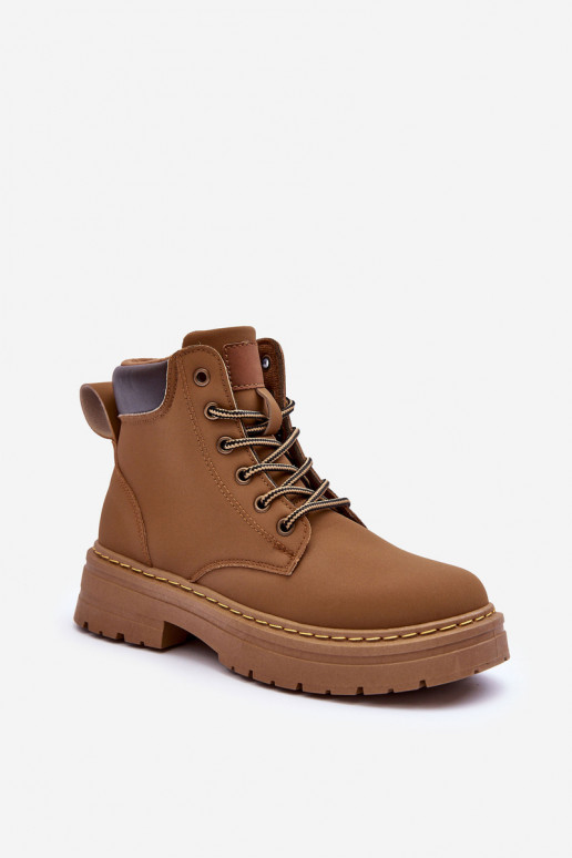 jalanõud Naiste poolsaapad voodriga beeži värvi Corbin