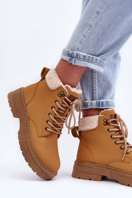 jalanõud soojad saapad pruunid värvi Jette